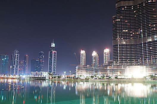 迪拜,夜拍,时间