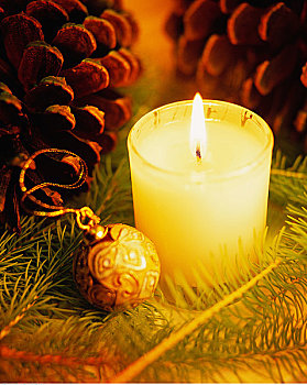 圣诞饰品,蜡烛
