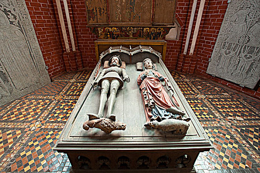 陵墓,梅克伦堡,妻子,大教堂,梅克伦堡前波莫瑞州,德国,欧洲