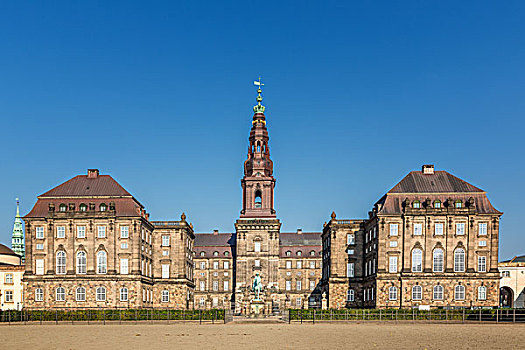 宫殿,丹麦,议会,哥本哈根,欧洲