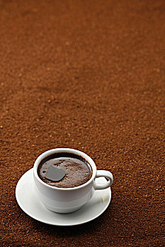 黑咖啡,咖啡粉