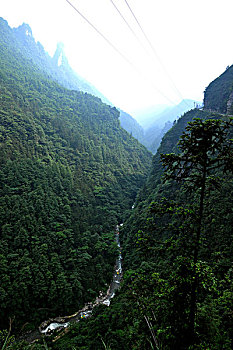 黑山谷漂流景区生态溪峡谷