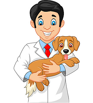 动物医生卡通形象图片