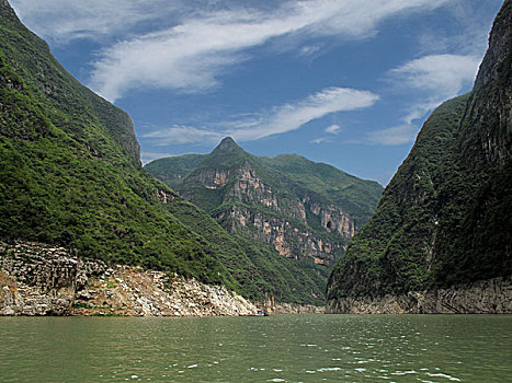 重庆巫山大宁河小三峡之一滴翠峡