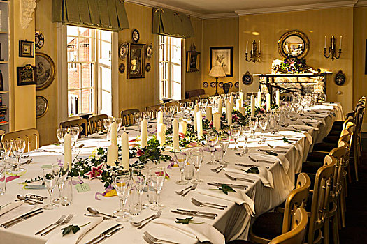 桌子,生日,宴会,客厅,乔治时期风格,房子,温馨,夜光,溢出,窗户