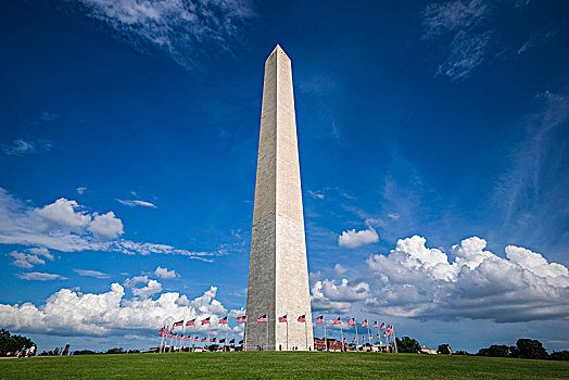 美国,华盛顿特区,华盛顿,国家广场,华盛顿纪念碑