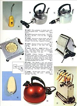 电器产品,20世纪50年代