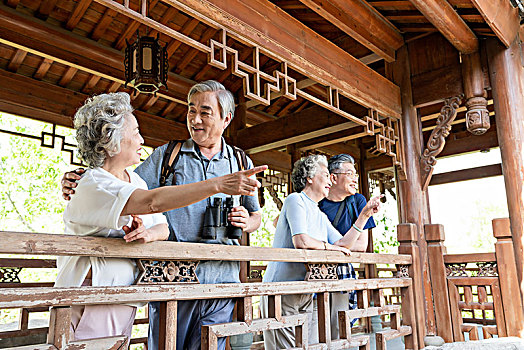 老年夫妻旅游