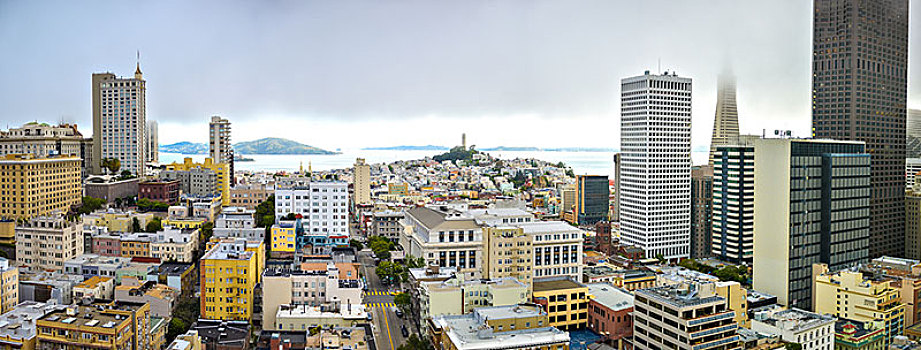 旧金山,城市鸟瞰