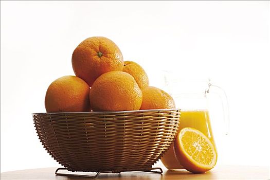 篮子,橘子