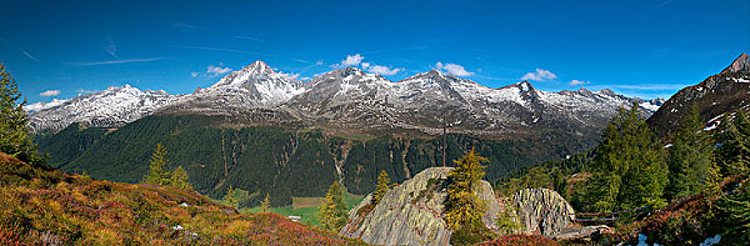 山色,阿尔卑斯山,南蒂罗尔,意大利