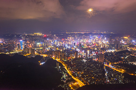 贵州贵阳城市夜景