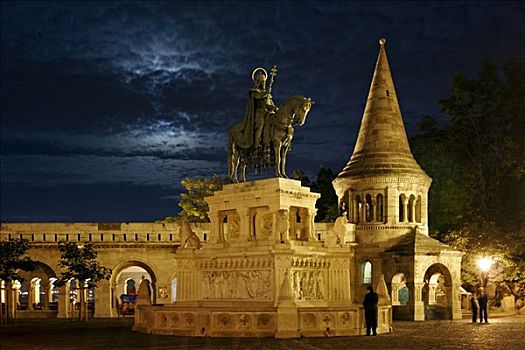 匈牙利,布达佩斯,雕塑,国王