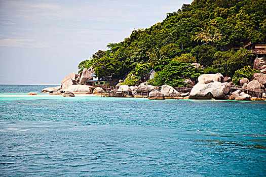 海岸线,苏梅岛,泰国