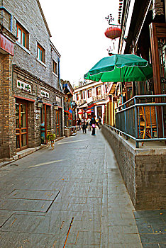 老北京胡同烟袋斜街