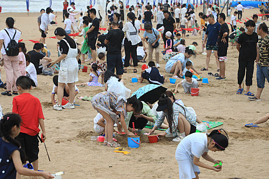 山东省日照市,五号台风,杜苏芮,来势汹汹,海水浴场拉起警戒线禁止游客下海