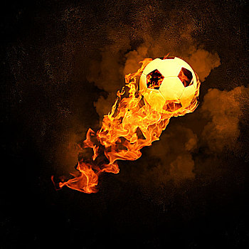 足球,火