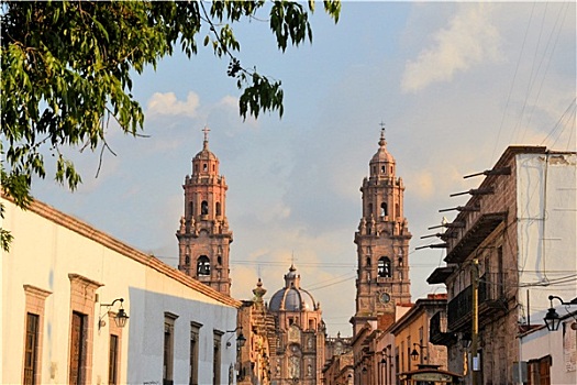 大教堂,莫雷利亚,米却阿肯州,墨西哥
