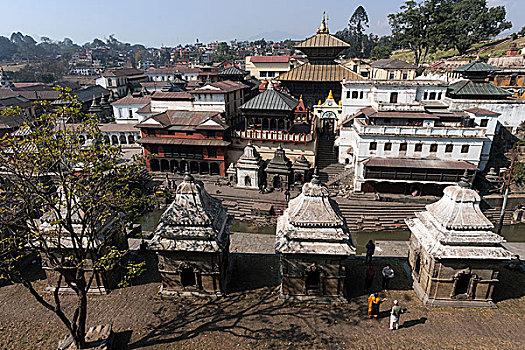 帕斯帕提那神庙,加德满都,世界遗产,尼泊尔,亚洲