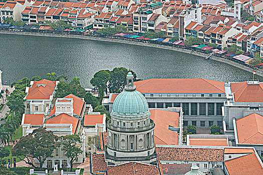 远眺,克拉码头,新加坡