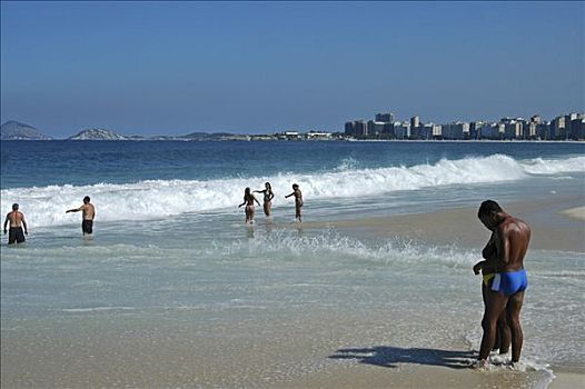 科巴卡巴纳海滩,里约热内卢,巴西