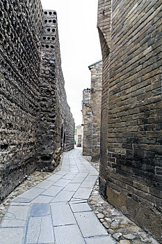砥洎城坩埚墙窄巷子,中国山西省晋城市阳城县