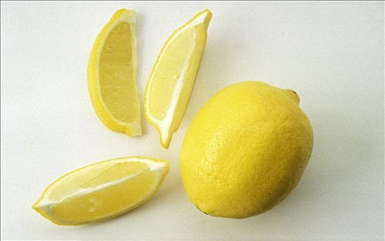 柠檬,三个,柠檬角