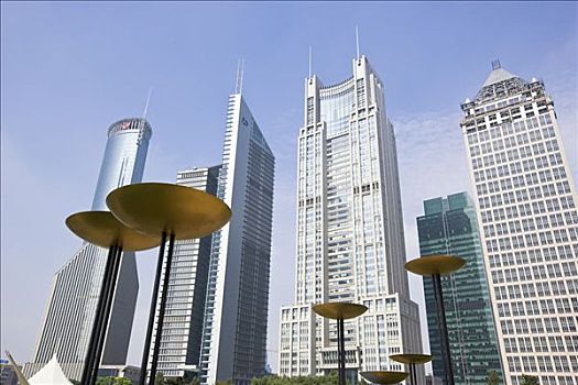 高层建筑,现代,浦东,上海,中国
