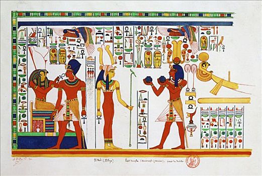 壁画,埃及,艺术家