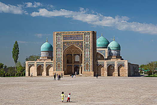 乌兹别克斯坦,塔什干,复杂,图书馆,博物馆