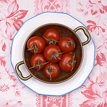 西红柿,铜,碗