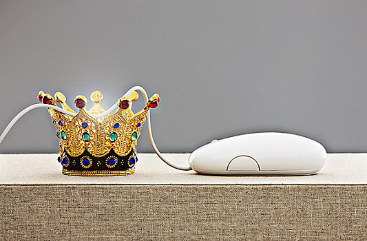 皇冠,电脑鼠标