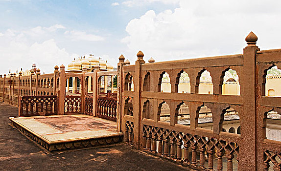 拱廊,宫殿,风之宫,斋浦尔,拉贾斯坦邦,印度