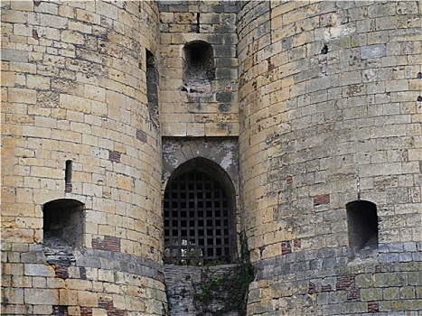 中世纪,城堡,入口,昂热,法国