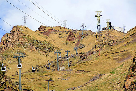 索道,山