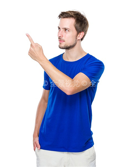男人_看_手指_高清图片_全景视觉