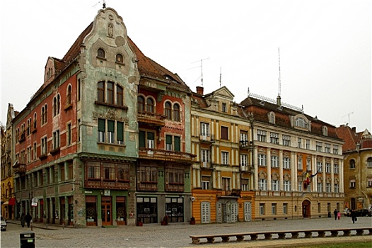 老城广场,蒂米什瓦拉,罗马尼亚
