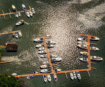 码头,梅克伦堡,湖区,瑞士,梅克伦堡州,德国