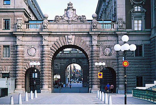 拱道,建筑,斯德哥尔摩,瑞典