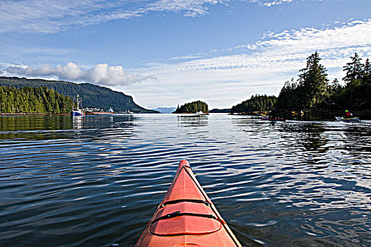 皮划艇手,河,王子,北方,不列颠哥伦比亚省,加拿大