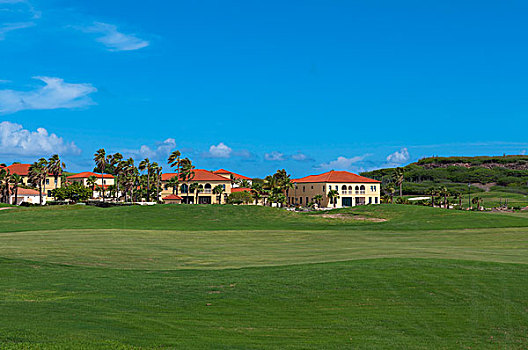高尔夫球场,家,阿鲁巴,安的列斯群岛,小安的列斯群岛,加勒比