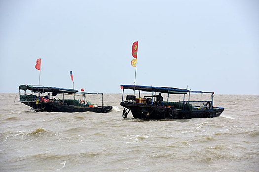 洪泽湖渔船