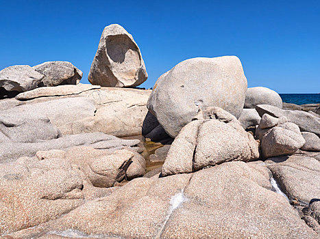 石头,巴隆巴热亚,海滩
