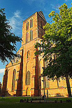 尼古拉教堂,魏斯玛,梅克伦堡州,德国,欧洲