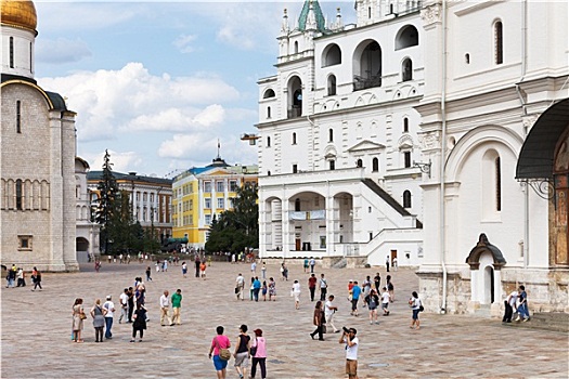钟楼,大教堂广场,莫斯科,克里姆林宫