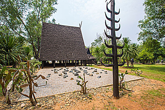 泰国清莱黑庙私人博物馆