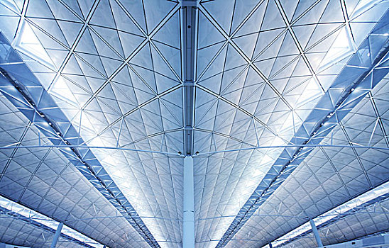 大厅,机场,香港