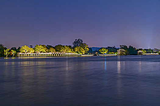 杭州西湖夜景