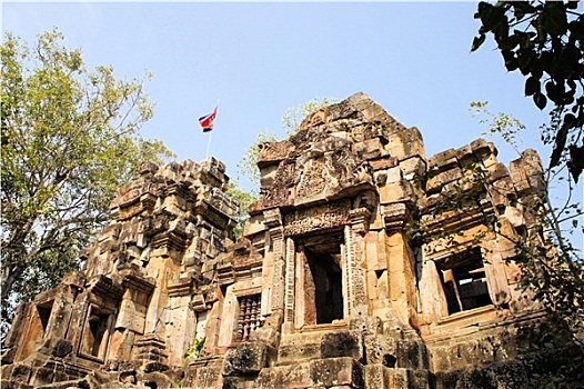 古迹,庙宇,靠近,柬埔寨