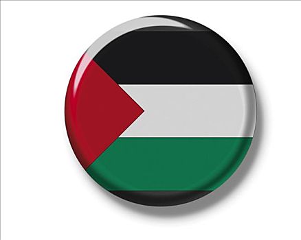扣,徽章,旗帜,巴勒斯坦